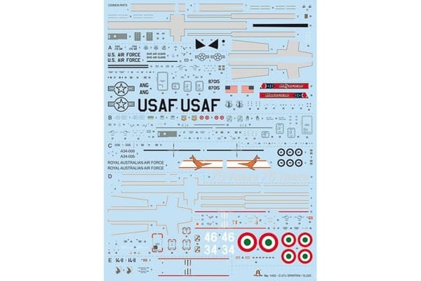 ITALERI 1.72 C-27A/J Spartan - G.222