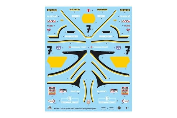 ITALERI 1:9 Suzuki RG 500 XR27 1978 Team Heron
