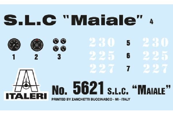 ITALERI 1:35 S.L.C. ''Maiale'' with crew