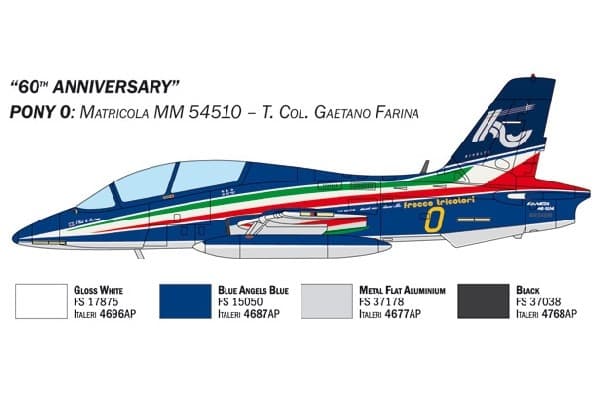 ITALERI 1:72 Aermacchi MB-339 '60th P.A.N. Anniversary'