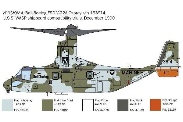 ITALERI 1:72 V-22A Osprey