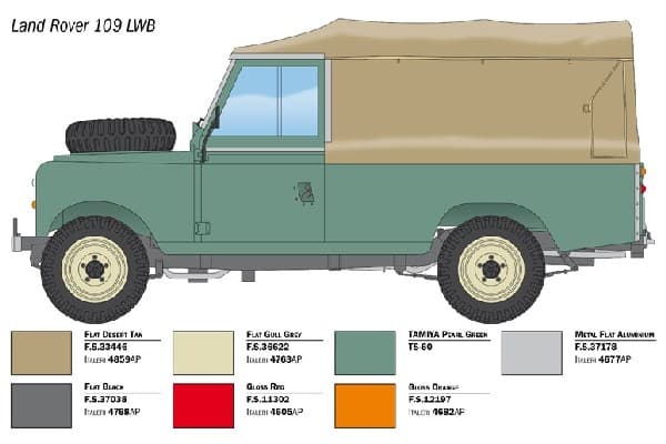 Italeri 1:24 Land Rover 109 LWB
