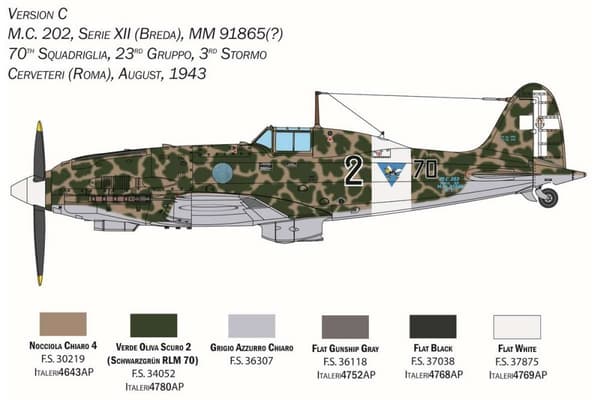 Italeri 1:32 Macchi M.C. 202 'Folgore'