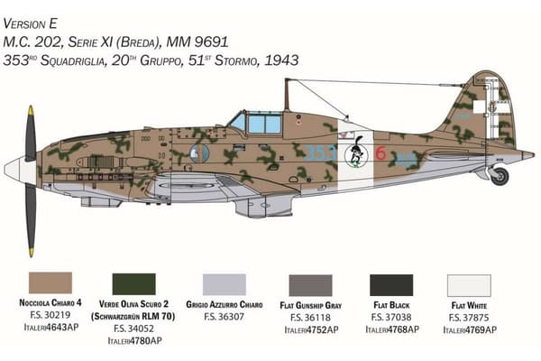 Italeri 1:32 Macchi M.C. 202 'Folgore'