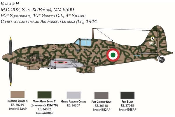 Italeri 1:32 Macchi M.C. 202 'Folgore'