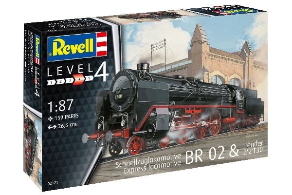 Revell Express locomotive BR 02 & Tender 2'2'T30