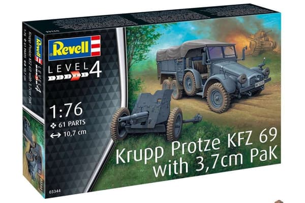 Revell Krupp Protze KFZ 69 med 3,7cm Pak 1:76