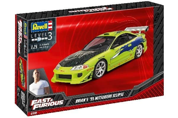 Revell Fast & Furious Brian's 1995 Mitsubi Eclipse 1:25