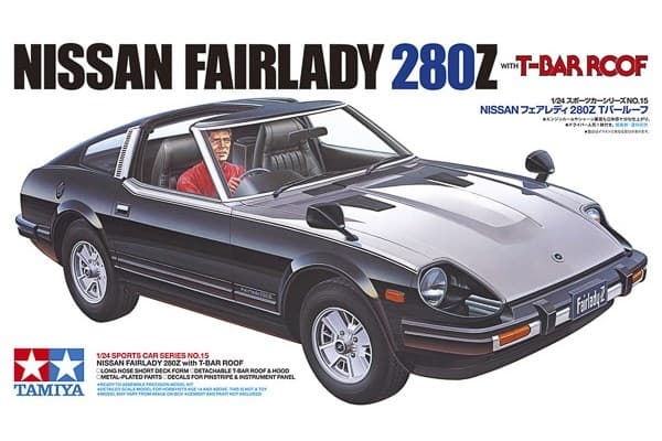 TAMIYA 1/24 Nissan Fairlady 280Z with T-Bar Roof