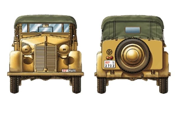 TAMIYA 1/35 Italian/German 508CM 'Coloniale' Staff Car