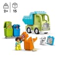 Miniatyrbild 2 av 5: LEGO DUPLO 10987 Återvinningsbilen, pedagogiska leksaker och färgade sortering, barn 2 år