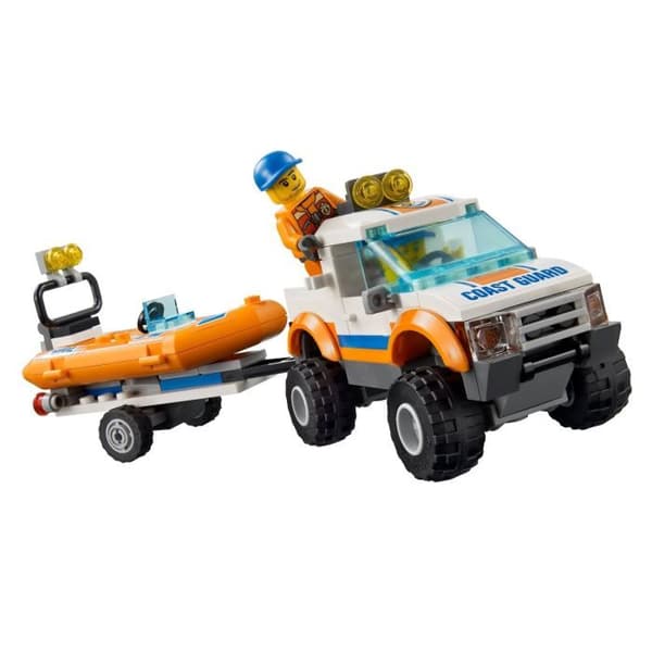 Byggleksak - LEGO - Coastguard båttransporter - Lego City - Pojke - 5 år