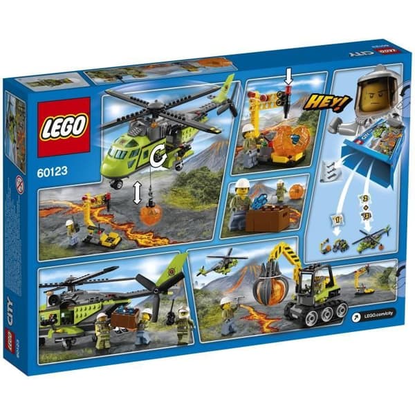 LEGO® City 60123 Volcano Supply Helikopter