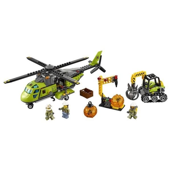 LEGO® City 60123 Volcano Supply Helikopter