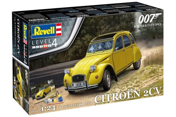 Revell James Bond 'Citroen 2 CV' 1:24 gift set