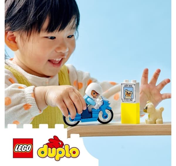 LEGO DUPLO poliisimoottoripyörä