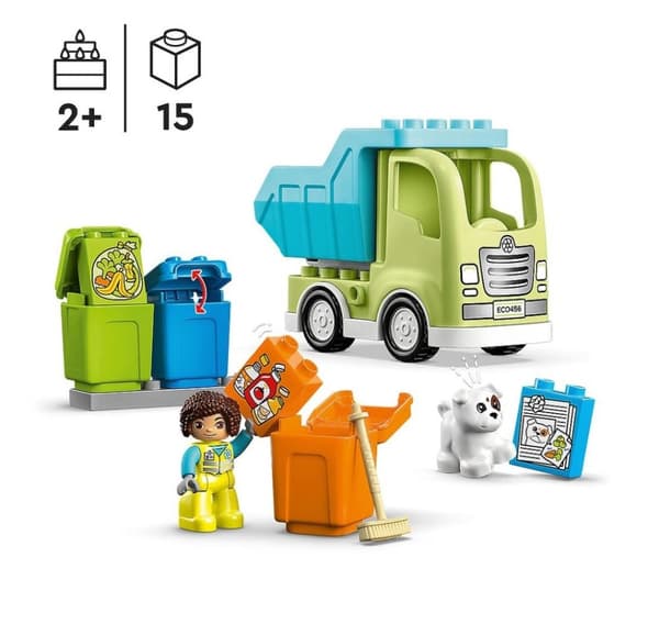 LEGO DUPLO søppelsorteringsbil