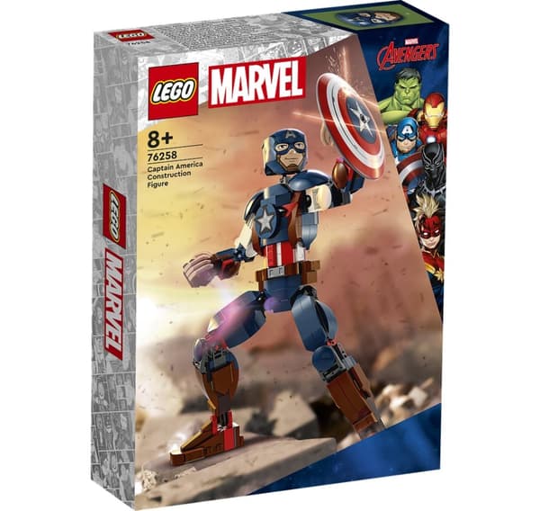 LEGO Super Heroes Kapteeni Amerikka rakentava figuuri