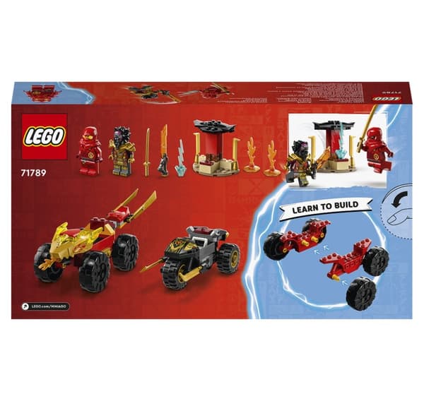 LEGO Ninjago Kai ja Rasi Autojen ja moottoripyörien taistelu