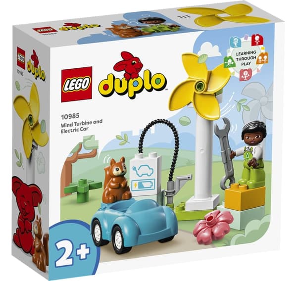 LEGO DUPLO Vindkraftverk och elbil