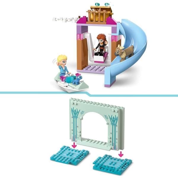 LEGO 43238 Disney prinsessan Elsas isslott, fryst prinsessleksak, 2 djurfigurer