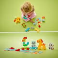 Pikkukuva 4 / 6: LEGO 10412 DUPLO Mitt första djurtåg, leksak med hjul för barn, kreativa djur att bygga