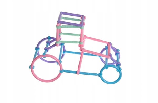 Blocks - straws - construction figures - 1000 pcs