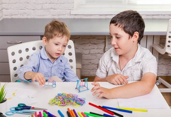 Blocks - straws - construction figures - 1000 pcs