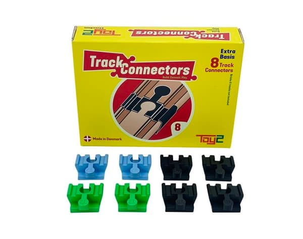 Byggsats - TOY2 - Extra Basic - 8 spårkontakter - BRIO &amp; LEGO DUPLO kompatibel