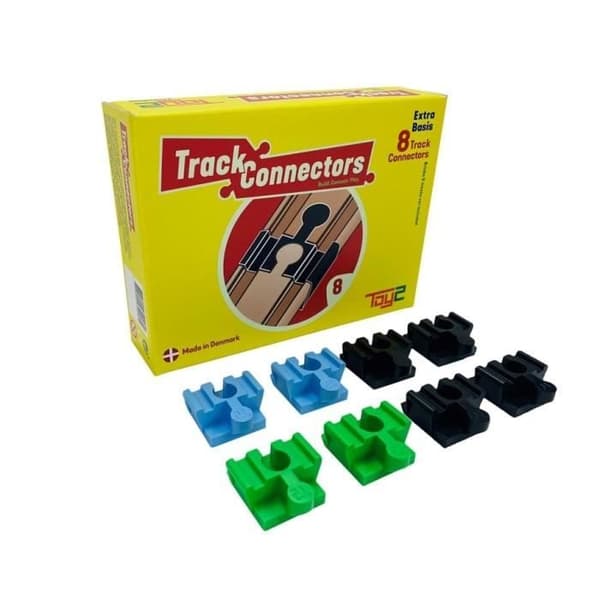 Byggsats - TOY2 - Extra Basic - 8 spårkontakter - BRIO &amp; LEGO DUPLO kompatibel