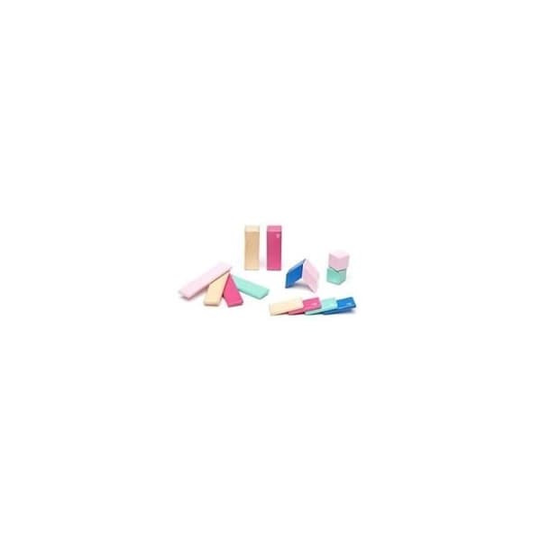Byggspel - Tegu - Classic Pocket 14 Pieces - Magnetisk trä - Blommande