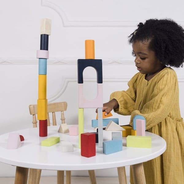 Le Toy Van - Byggklossar av trä och tygpåse - JH PRODUKTER