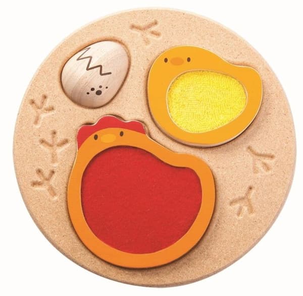 Planleksaker - Kyckling-ägg-pussel - Touch - BYXA