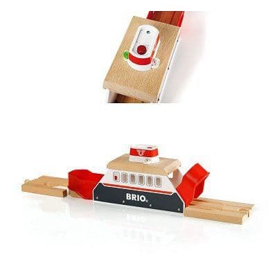 BRIO World - 33569 - Ljud- och ljusöverföringsfartyg - Tillbehör för tågbana i trä - från 3 år