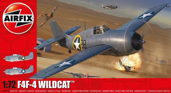 Airfix F4F-4 Wildcat 1:72 Modellbyggsats