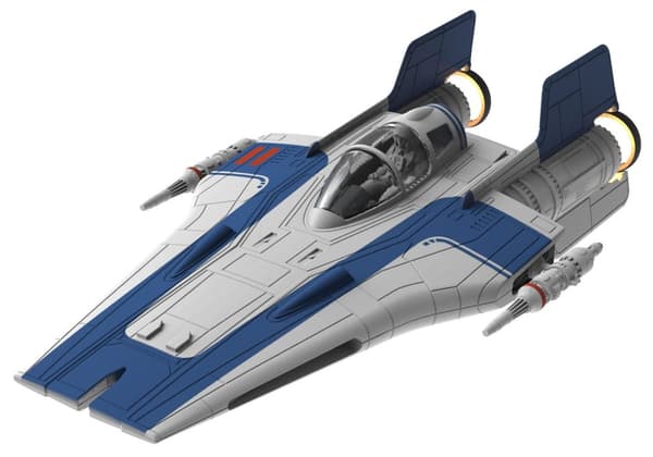 Revell Star Wars Resistance A-wing Fighter äänen ja valon kanssa Mallinrakennussarja