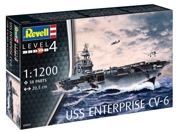 Revell USS Enterprise CV-6 1:1200 Modellbyggsats