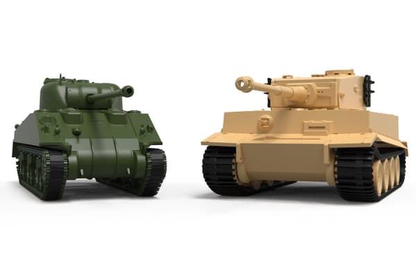Airfix Classic Conflict Tiger 1 vs Sherman Firefly Vc 1:72 Mallinrakennussarja