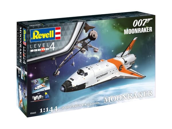 Revell Gift set James Bond Moonraker 1:144 Mallinrakennussarja