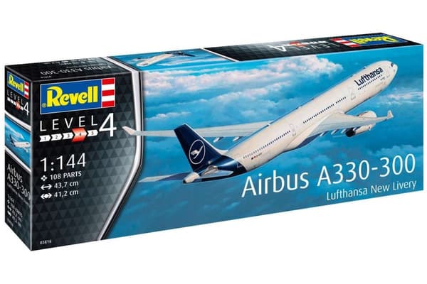 Revell Airbus A330-300 - Lufthansa 'New Livery' 1:144