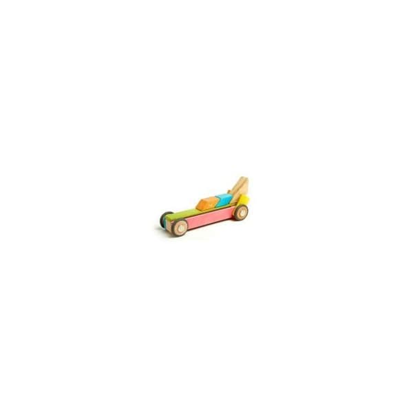 Brädspel för barn - Tegu Classic Pocket 42 Pieces - Pastell - Byggspel