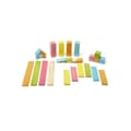 Miniatyrbild 1 av 4: Byggspel - Tegu Classic Pocket 24 Pieces - Pastell - Barn