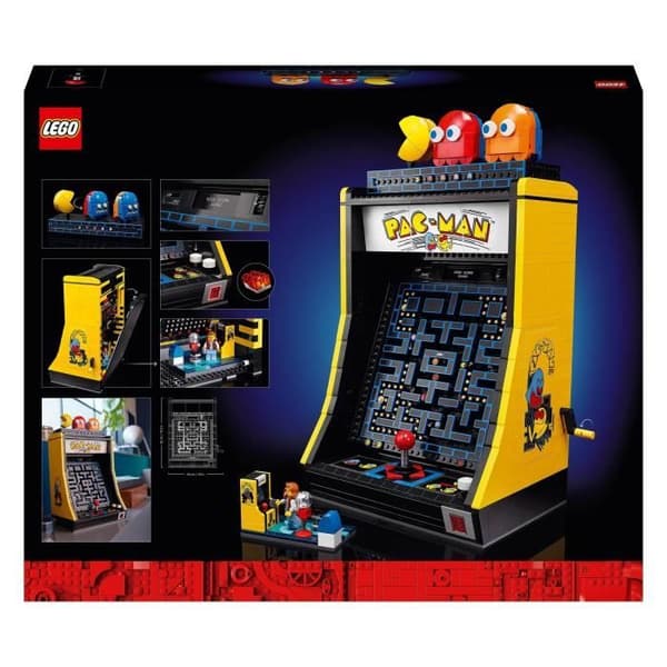 LEGO® 10323 Ikoner PAC-MAN arkadspel, byggbar modell för vuxna, spelmaskin med karaktärer
