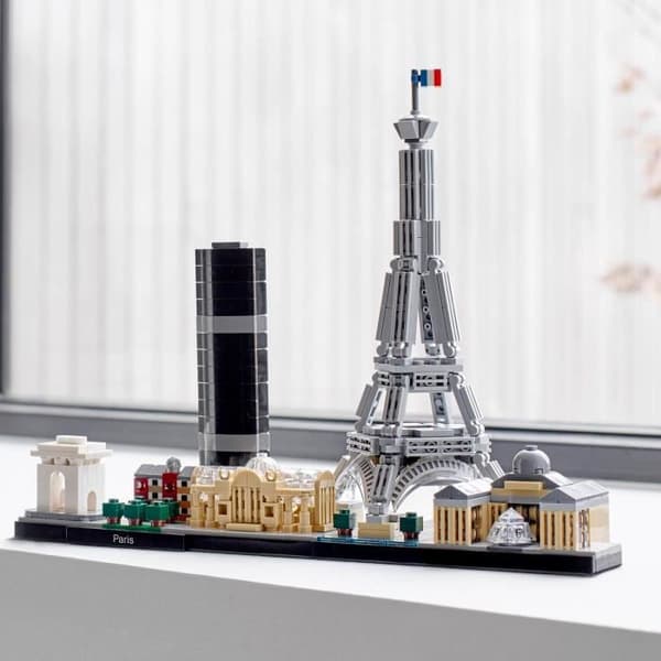 LEGO® 21044 Architecture Paris-modell att bygga med Eiffeltornet, Skyline Collection, heminredning, presentidé