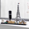 Miniatyrbild 4 av 4: LEGO® 21044 Architecture Paris-modell att bygga med Eiffeltornet, Skyline Collection, heminredning, presentidé
