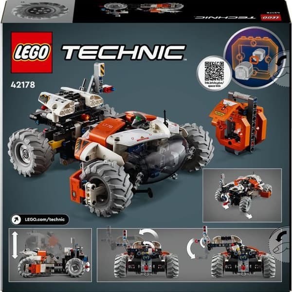 LEGO Technic 42178 LT78 Surface Space Loader, äventyrsleksak, utforskningsset