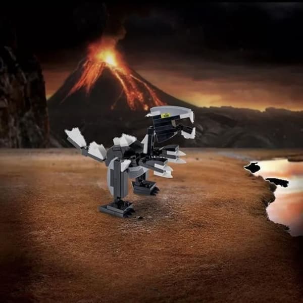 SHOP-STORY - MINI DINO VELOCIRAPTOR: Brick Dinosaur att bygga
