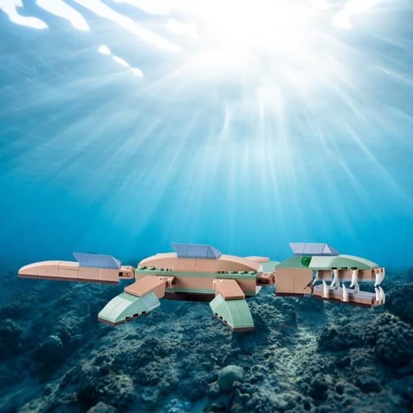 SHOP-STORY - BUILDINO PLIOSAURUS: Brick Dinosaur att bygga