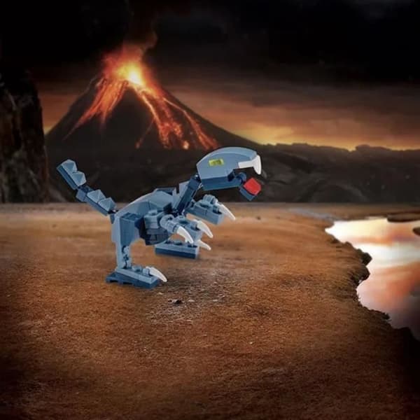 SHOP-STORY - MINI DINO DROMAEOSAURUS: Brick Dinosaur att bygga