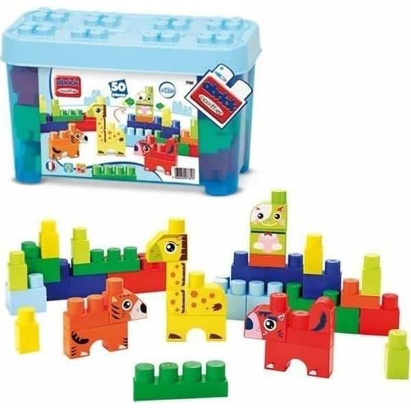 LES MAXI Barrel Animals Blue Construction First Age
